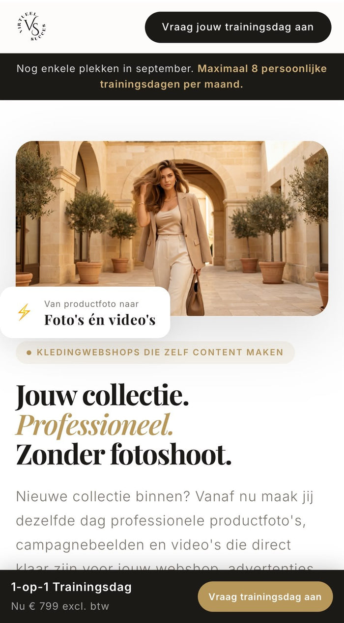 Mobiele weergave van AI Training